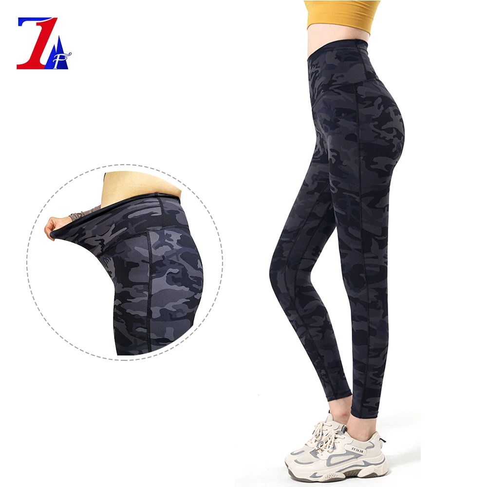 
Work out yoga pants sexy tights 2021 womens fitness printed leggings camo compression  (1600162122473)