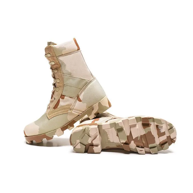 Factory Wholesale Outdoor Sport Original Tactical Hunting Safety Waterproof Shoes Boots  leather