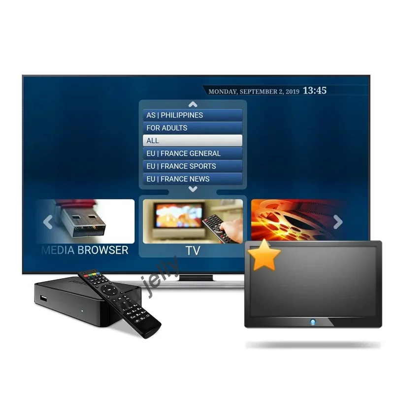 2024 Лучший 4K IPTV-провайдер без коробки с кредитной панелью Великобритания лидер продаж EX YU Germany Austria Albania IPTV реселлер Balkan