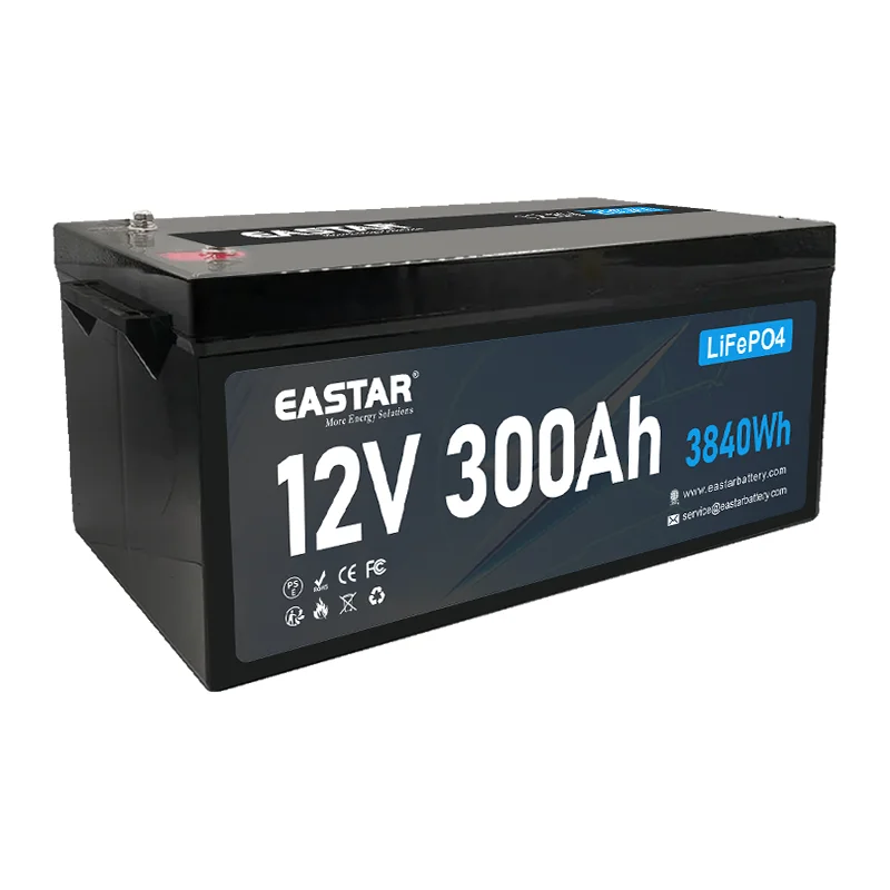 EASTAR 12.8v 300ah High Capacity LIFEPO4 Battery pack Power Station Built in BMS