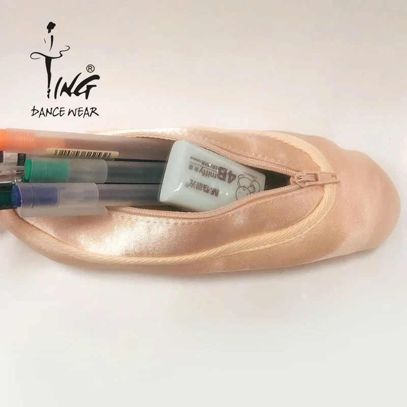 TING Dance champagne souvenir reward items pencil bag encourages children to taste ballet shoes pencil pouch