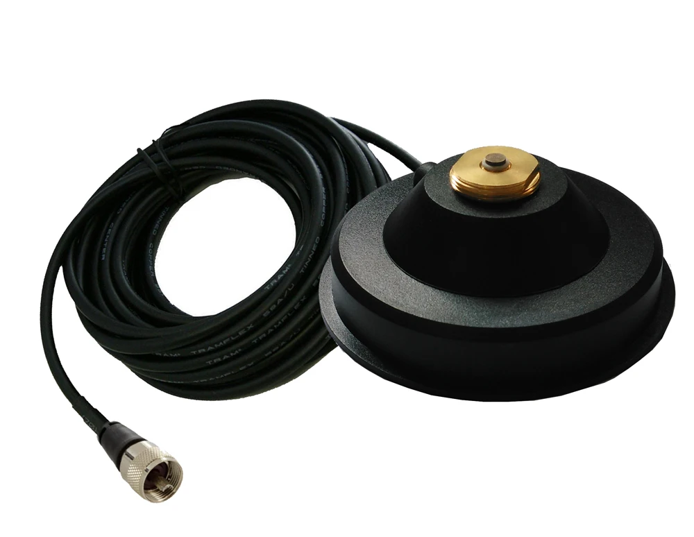 120mm Strong Magnetic NMO Mount UHF Male PL-259 Antenna base