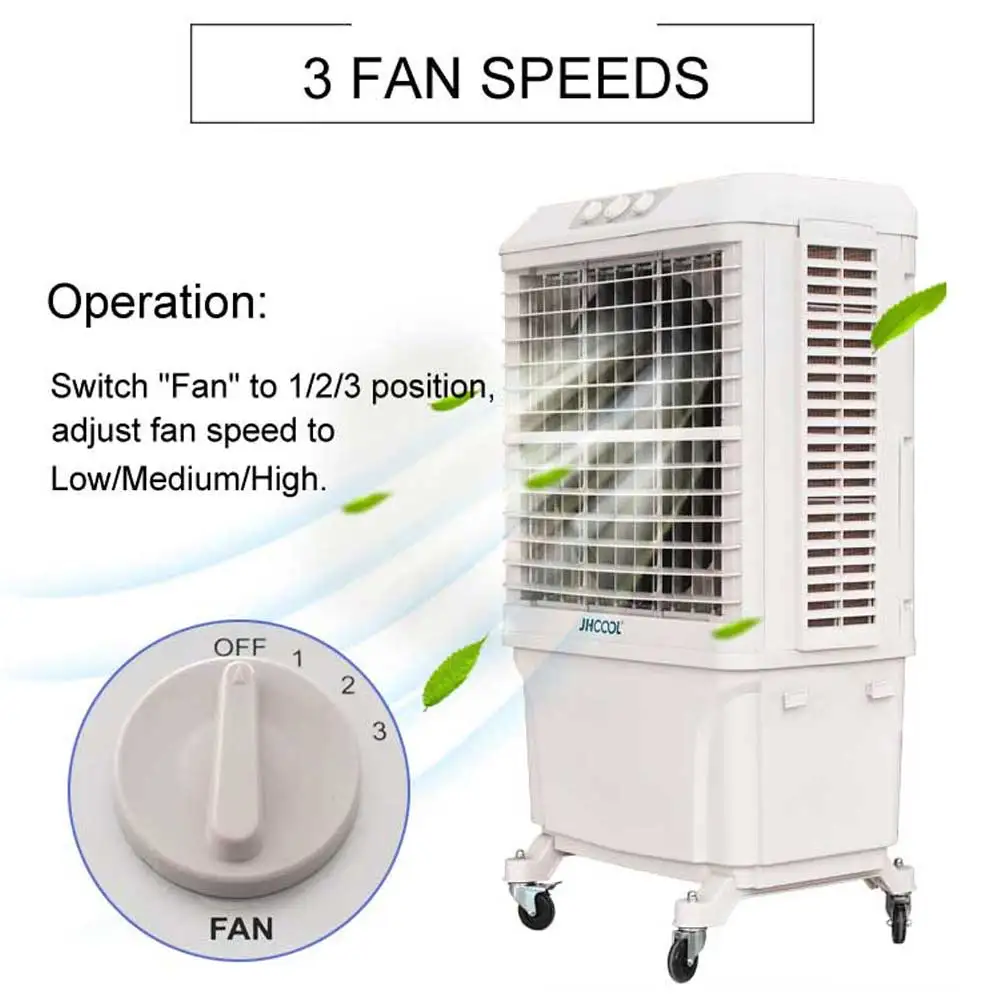 JHCOOL Portable Water Evaporative Air Cooler For Workshop