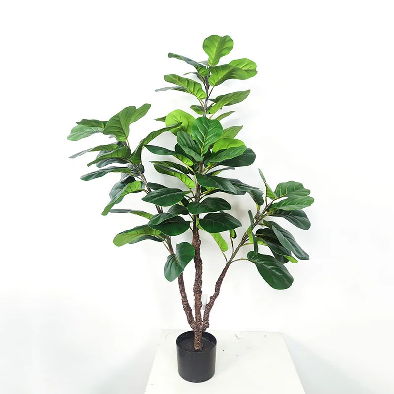 3Ft 4Ft 5Ft 6Ft 7Ft Real Touch Artificial Silk Live Fiddle Leaf Fig Tree Artificial Plant Ficus Lyrata