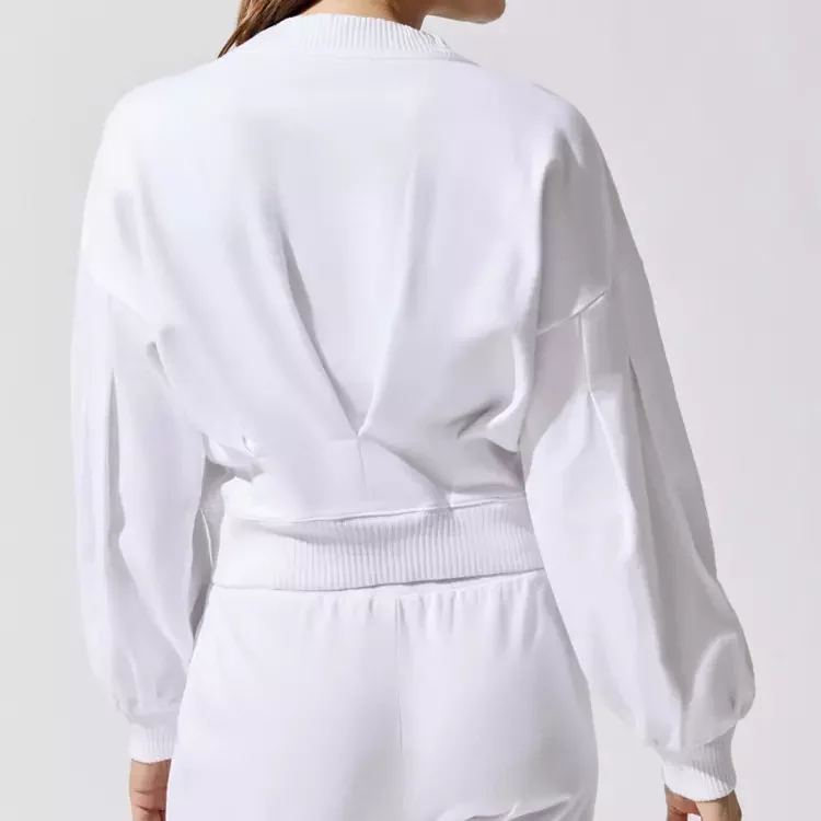 2023 The latest ladies multi-colored cotton two-piece leisure blank set is a hot seller in spring and summer