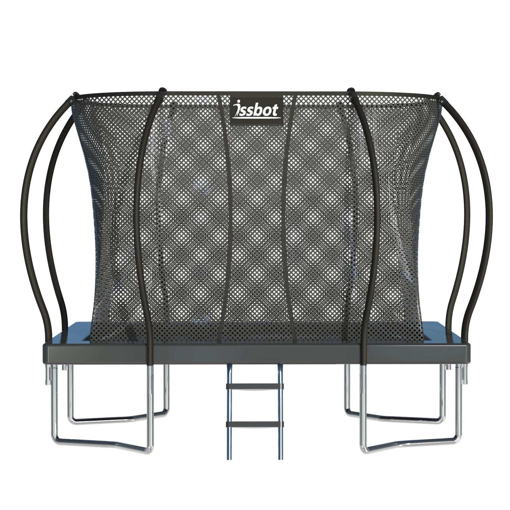 Outdoor Gym Square Trampoline Professional Rectangular Design for Active Exercise