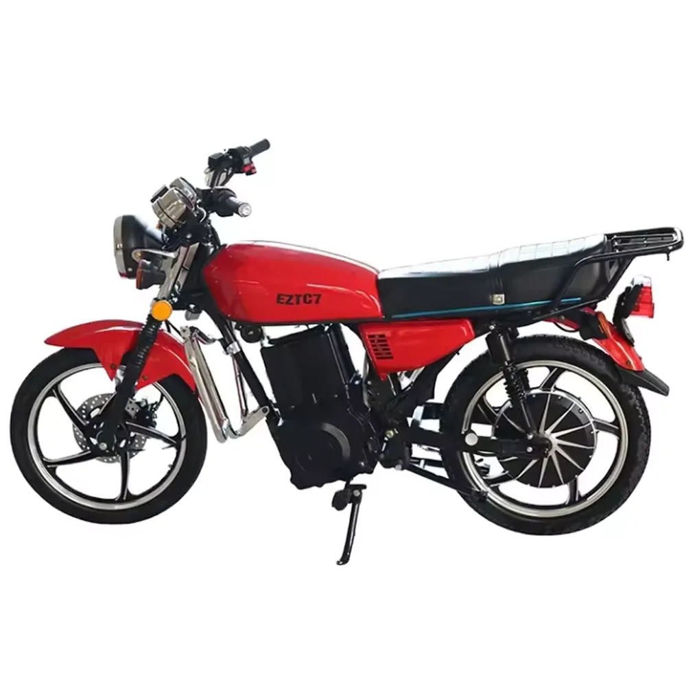 Professional Energy Efficient 72v 2000w 60km/H Cheap Fast Electric Motorcycle For Adults