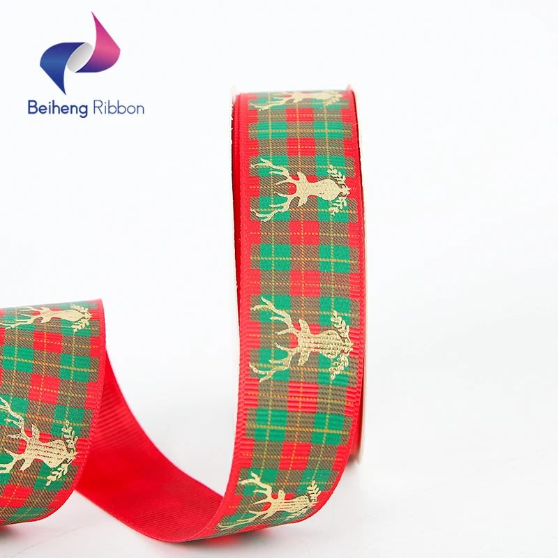 Wholesale Screen Ink Printing Grosgrain Zebra Ribbon for Festival Crafts