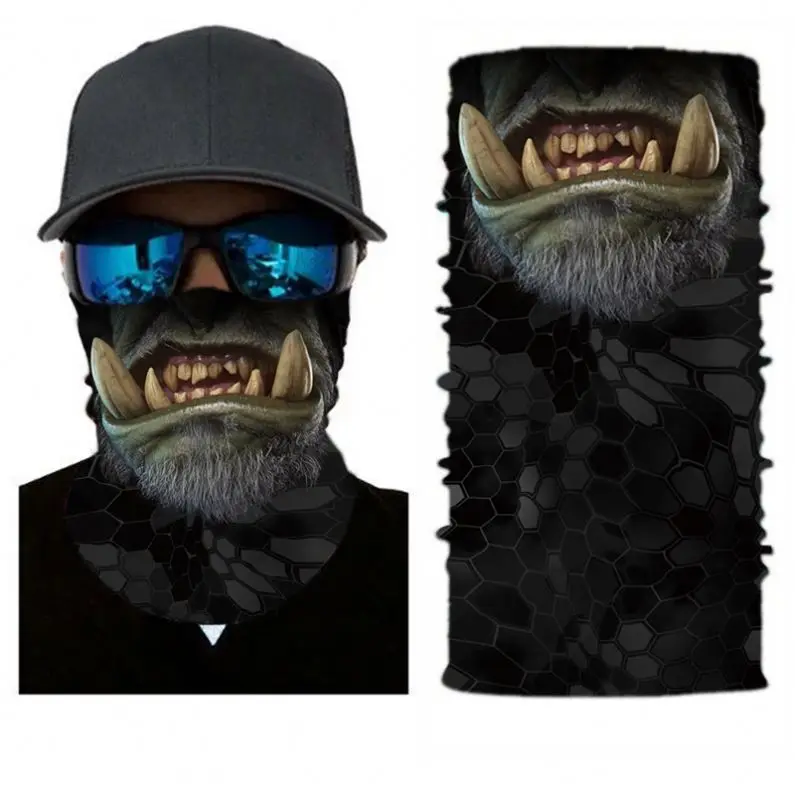 
Elastic Neck Gaiter Multifunctional Sports Skull New Face Mask Scarf 