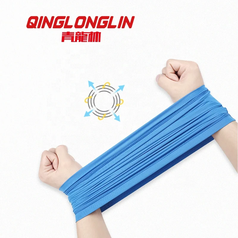 QINGLONGLIN Custom Neck Gaiter for Men and Women cooling Soft High Quality Skin Friendly Fabric Bandana Scarf Outdoor Sports