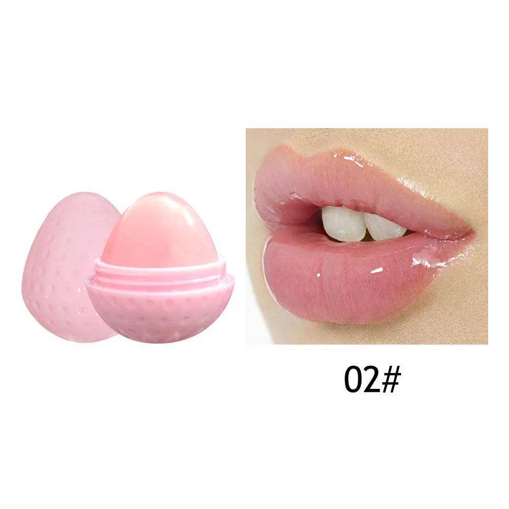 High quality European and American Moisturizing Strawberry Lip Balm Fruit lipstick