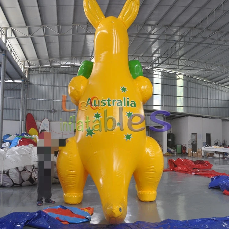5m giant boxing kangaroo inflatable Australia animal event cartoon model outdoor display inflatable kangaroo cartoon dolls