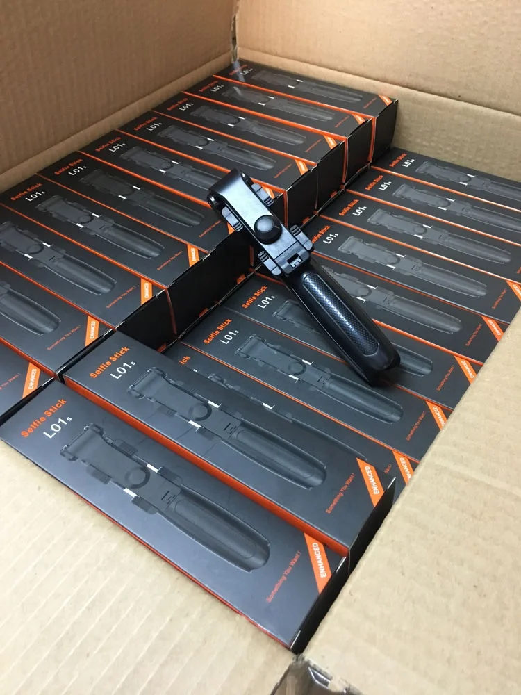 2021 L01S Штатив для селфи с беспроводным пультом дистанционного управления затвором 4 в 1 для смартфона Gopro камеры