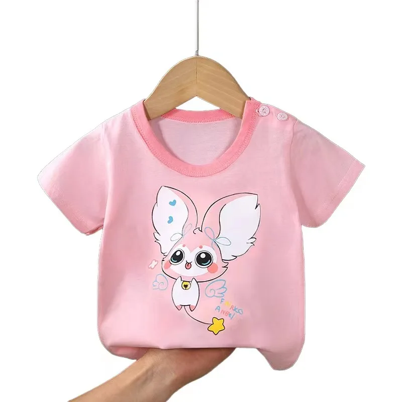 Children Short Custom Printing T-shirt 100% Cotton Brand Plain Blank Tshirt Kids Baby Girl Boy shirt T shirts