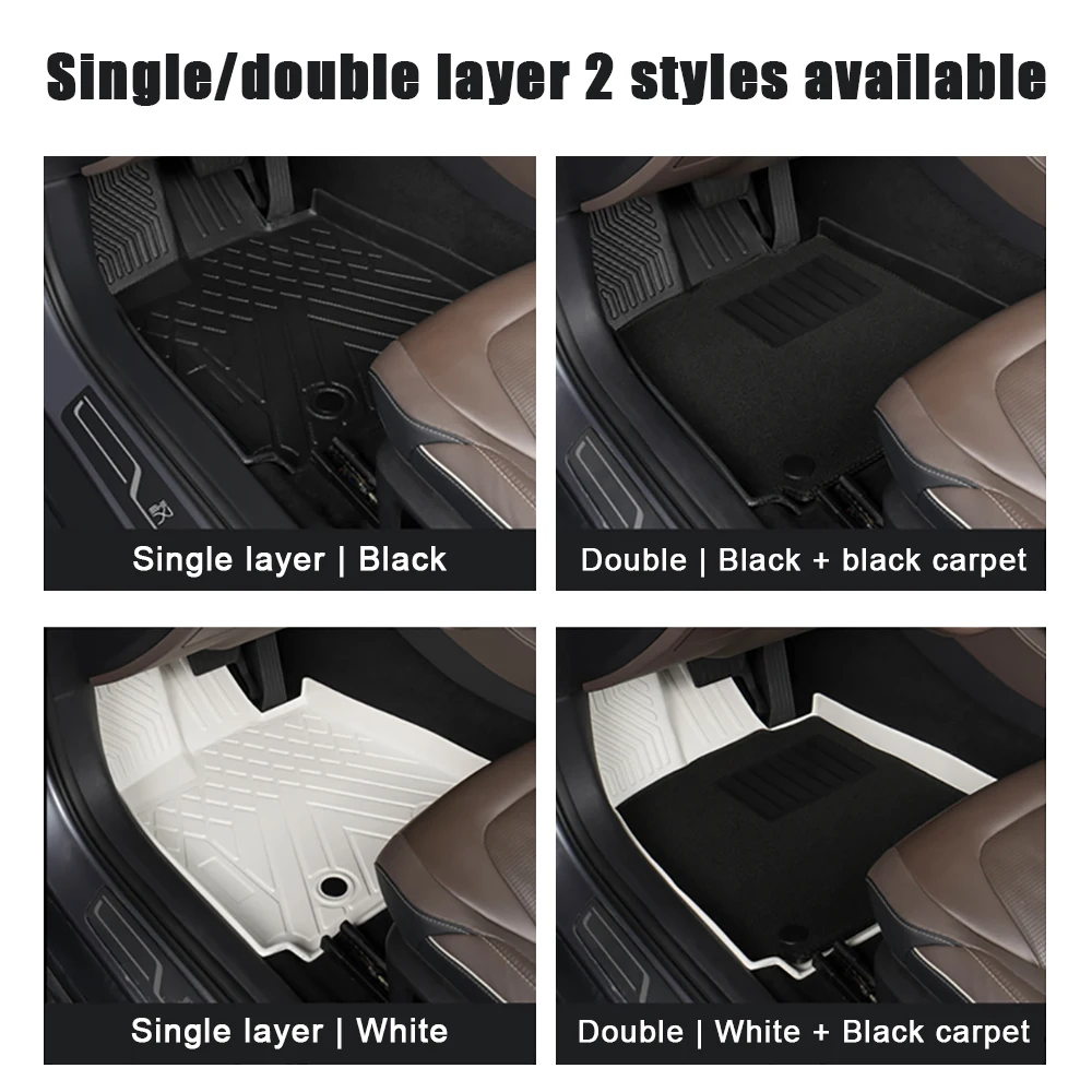 for BYD Han TPE car carpets floor mat car floor mats universal car mats 4 pieces