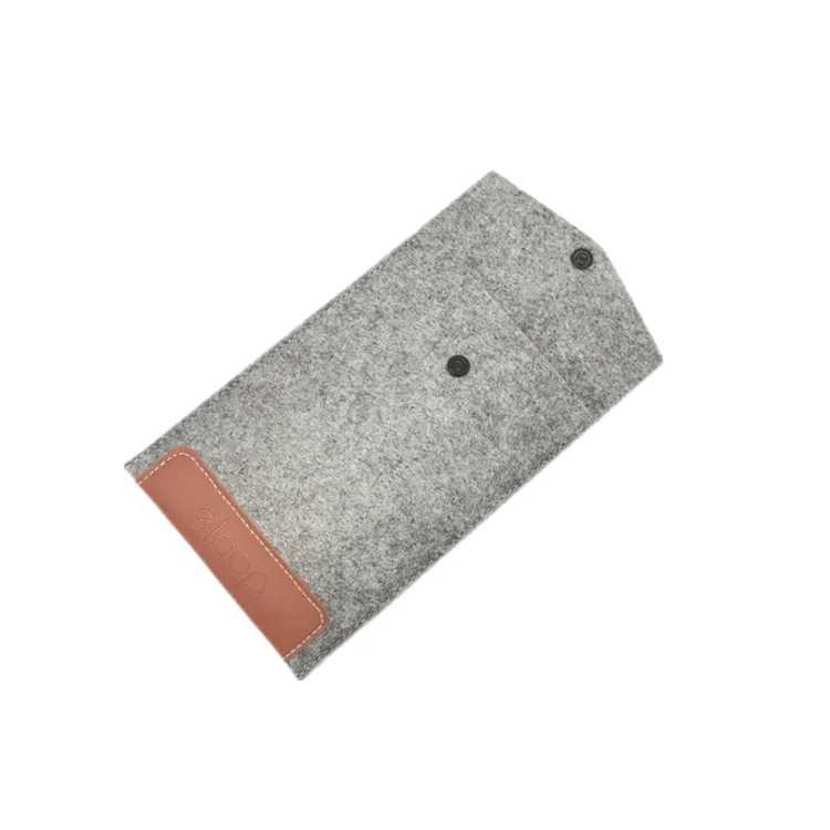 Wholesale Custom Computer Laptop Sleeves Tablet Carrying Envelope Felt Bag Customized Polyester Needle Felt Laptop Bag