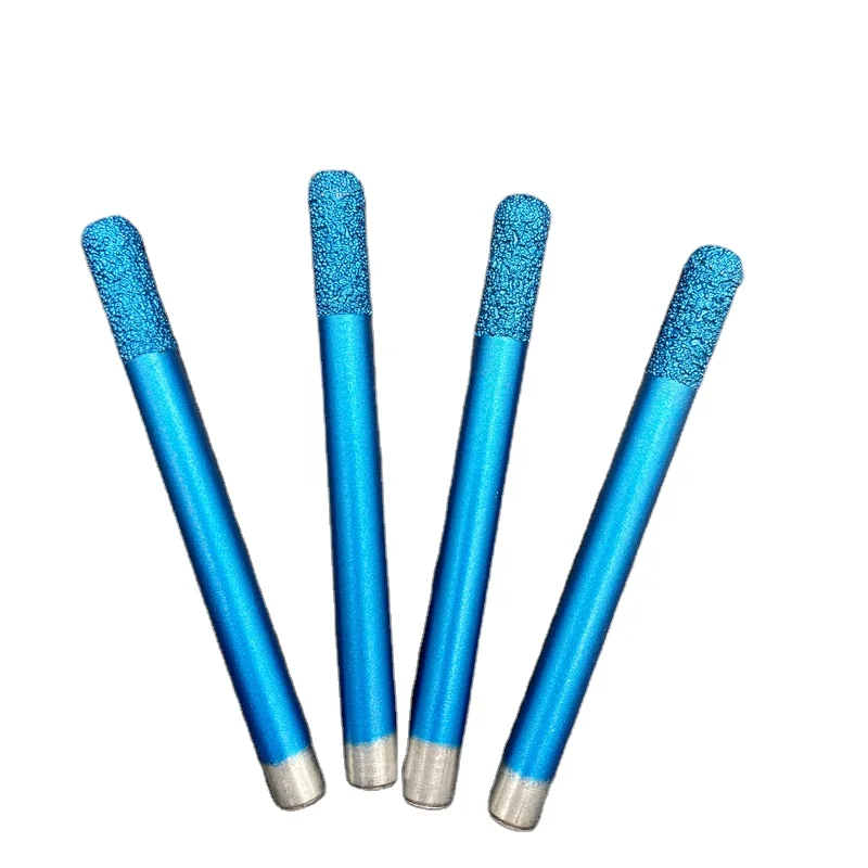 Gw Carbide  Flat Head Brazing CNC Stone Carving Stone Tools Embossed Lettering Marble Granite Diamond Engraving Machine Tool