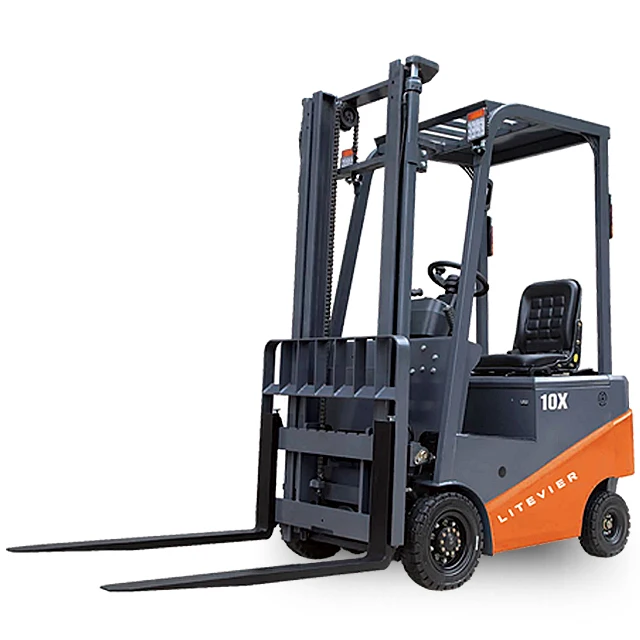 Factory price adjustable fork length and width 4 tons 5 tons automatic handling crane electric pallet stacker electric forklift