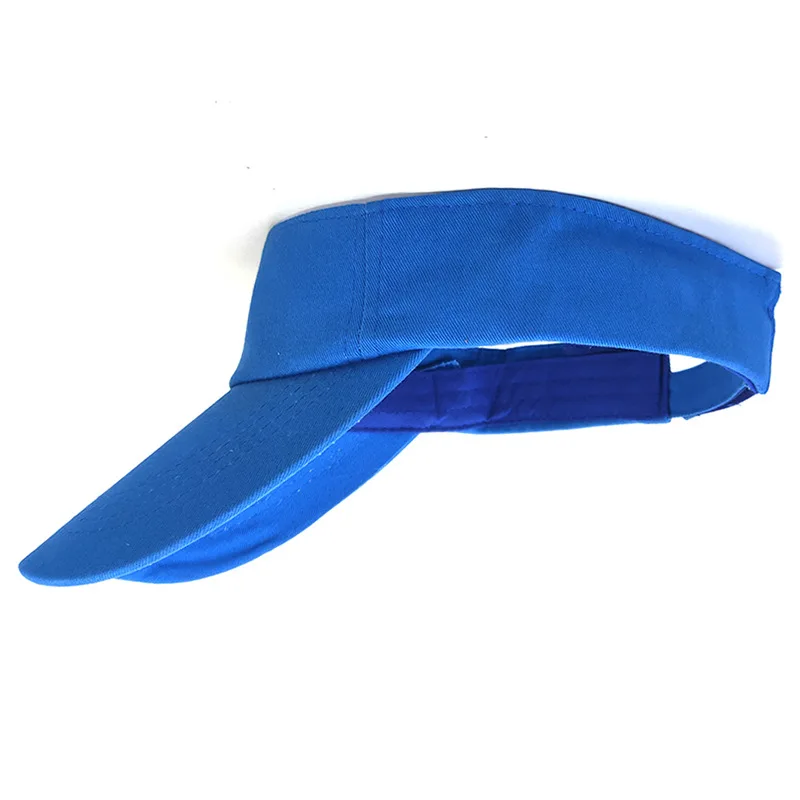 Wholesale hot sell fashion embroidered Custom Logo Printed Sun visor cap Sports visor hat for men