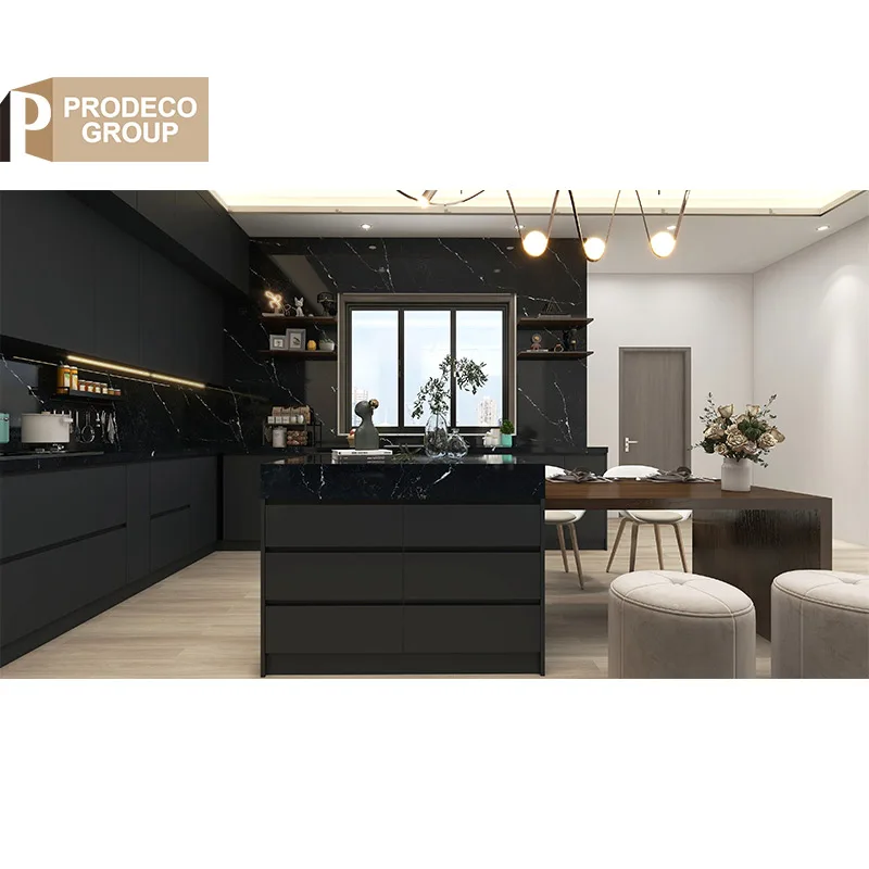 Customised Australian L Shape Kitchen Modern Metal Kitchen Sink Base Cabinet High Quality for Apartment