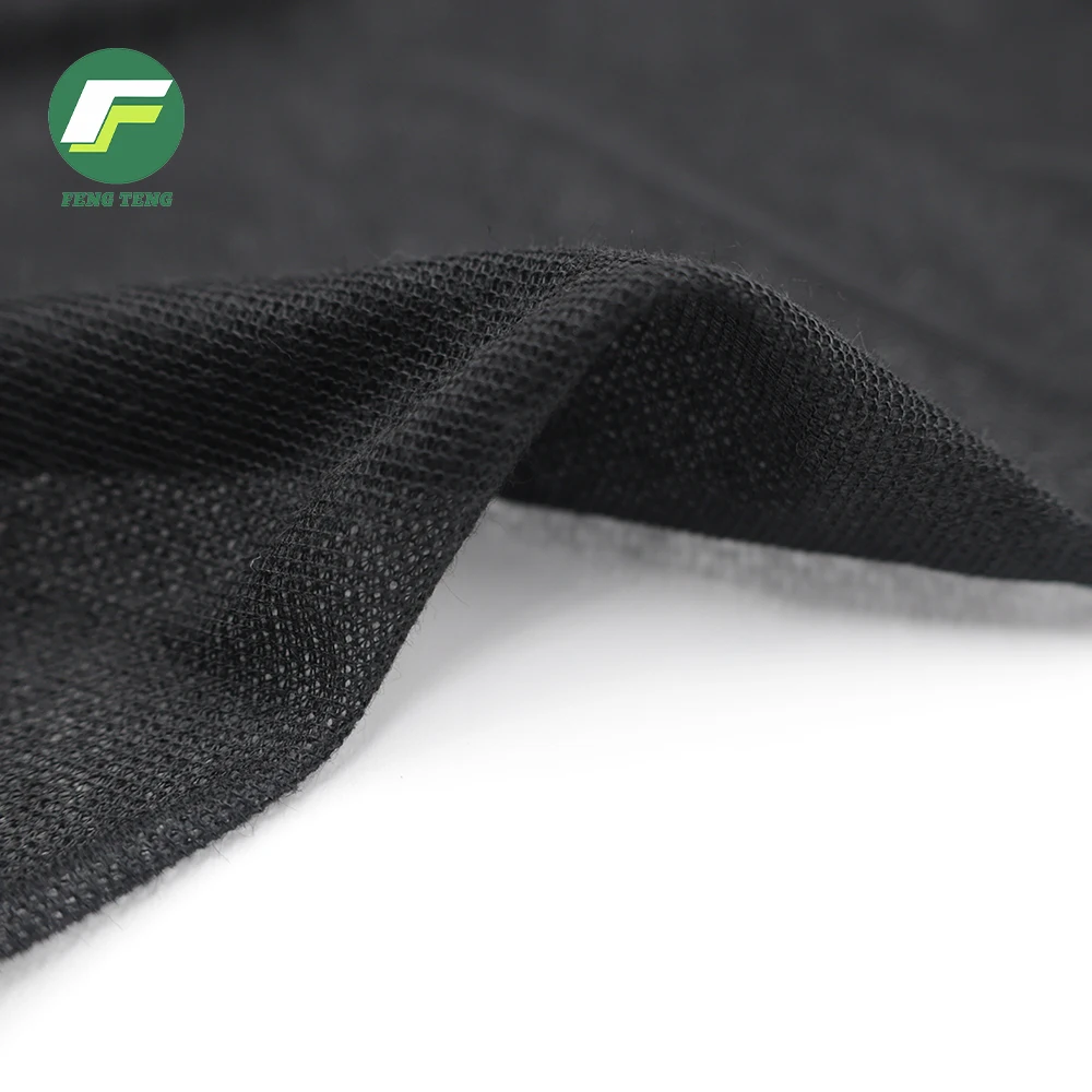 1902 Hot Selling Leather Knitted Lining 0.28 Thickness High Stretch Polyester Lining Knit Fabric For Leather