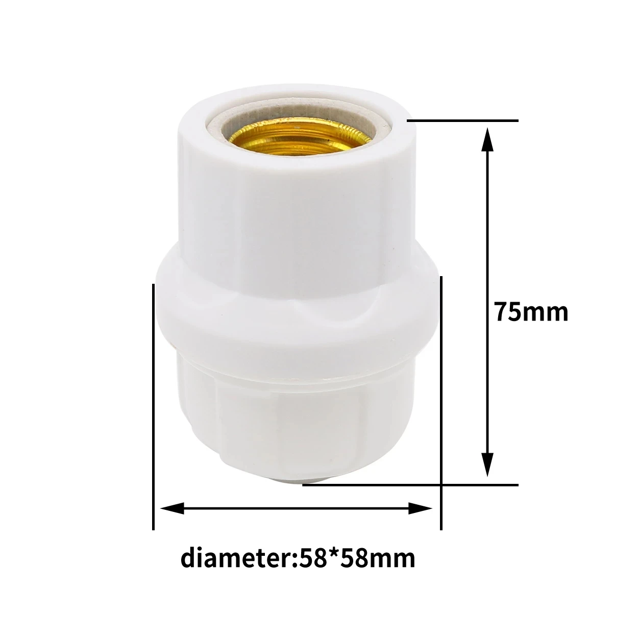 High Temperature Resistant E27 Screw Head Bulb Ceramic Lamp Holder for Poultry Heating