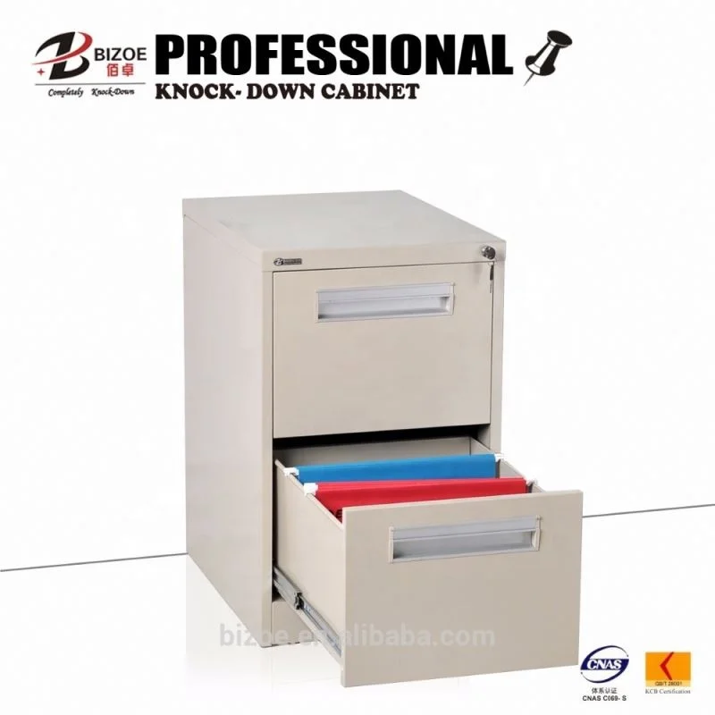 Factory direct two drawer kardex filing cabinets office Equipment fireproof office cupboard balcony storage cabinet