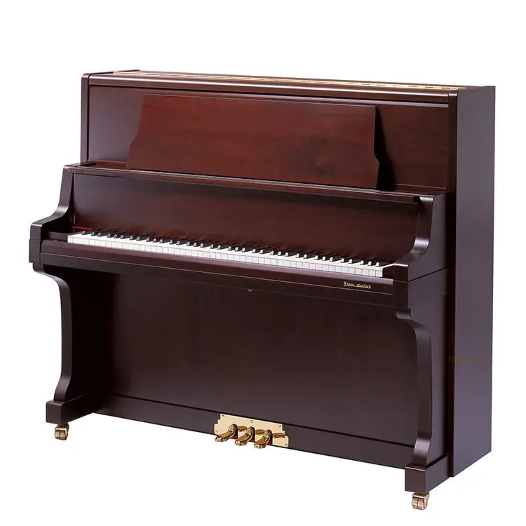 Classical Mechanical Black Polished Solid Wood Household Teaching Vertical Upright Piano