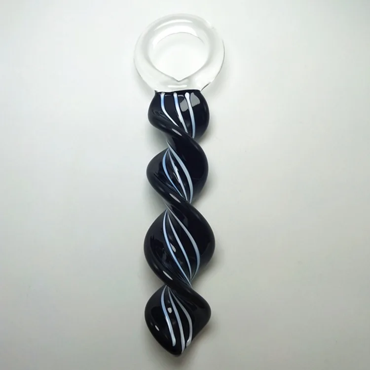 Wholesale Women Men G Spot Stimulation Pleasure Body Safe Wand Bead Crystal Glass Dildo Anal Plug