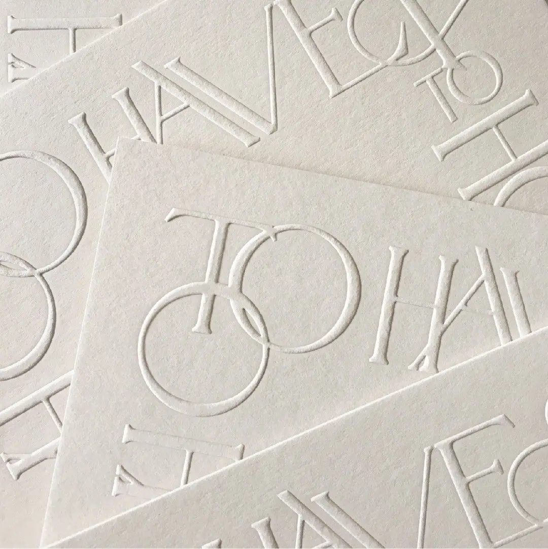 Custom color printing greeting note card thank you cards with own logo