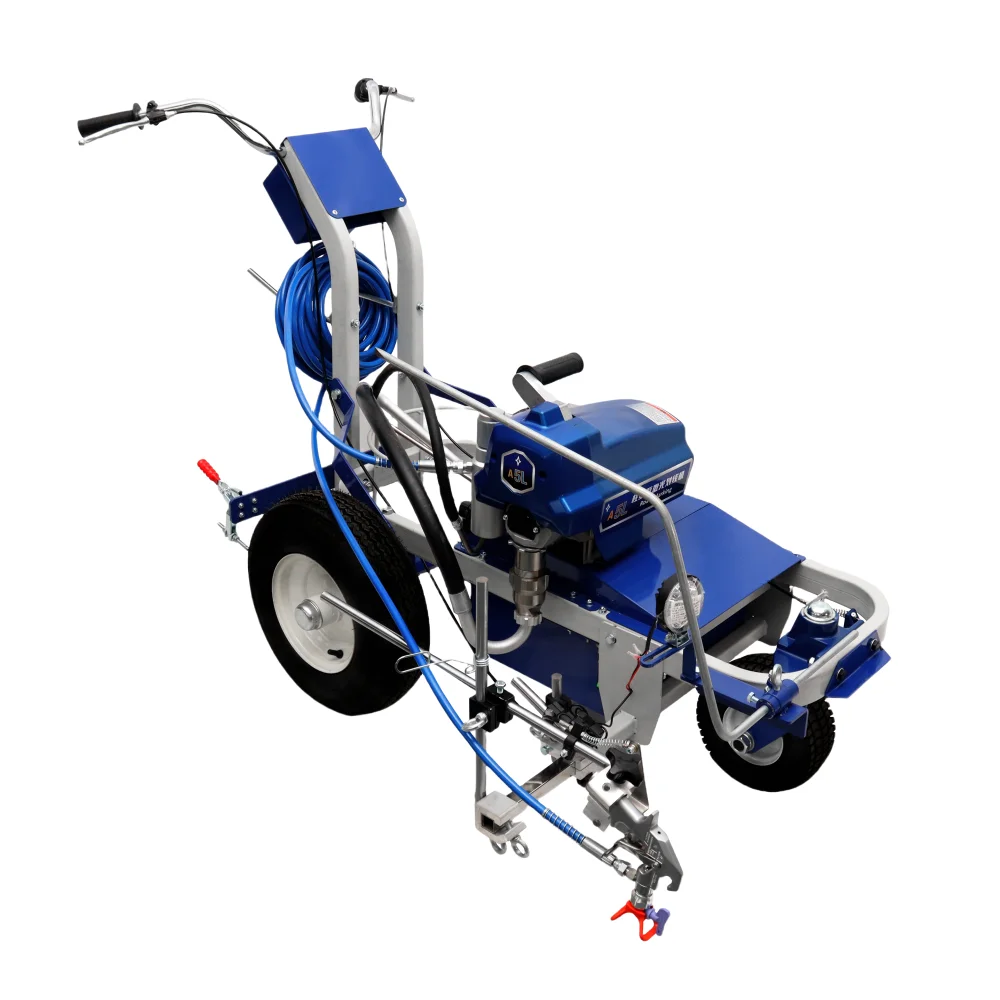 China New Design Hand-push Double Component Road Marking Paint Machine