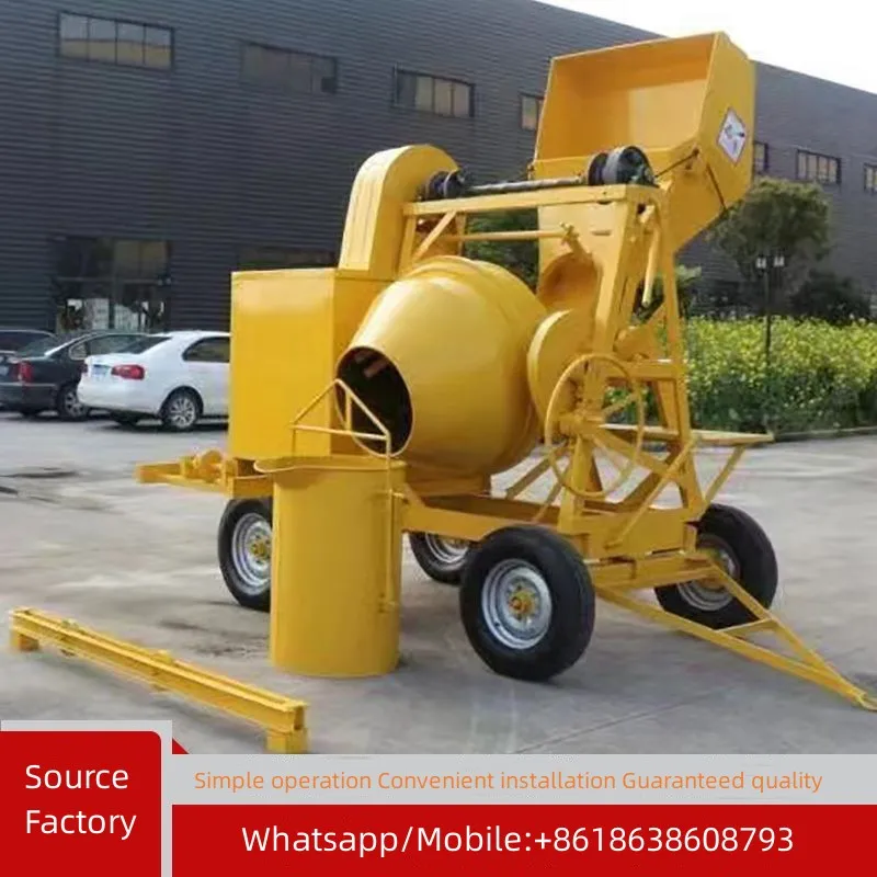 New/Used Spain Hot Sale 450l Capacity Big Concrete Mixer With 17 Inch Wheels