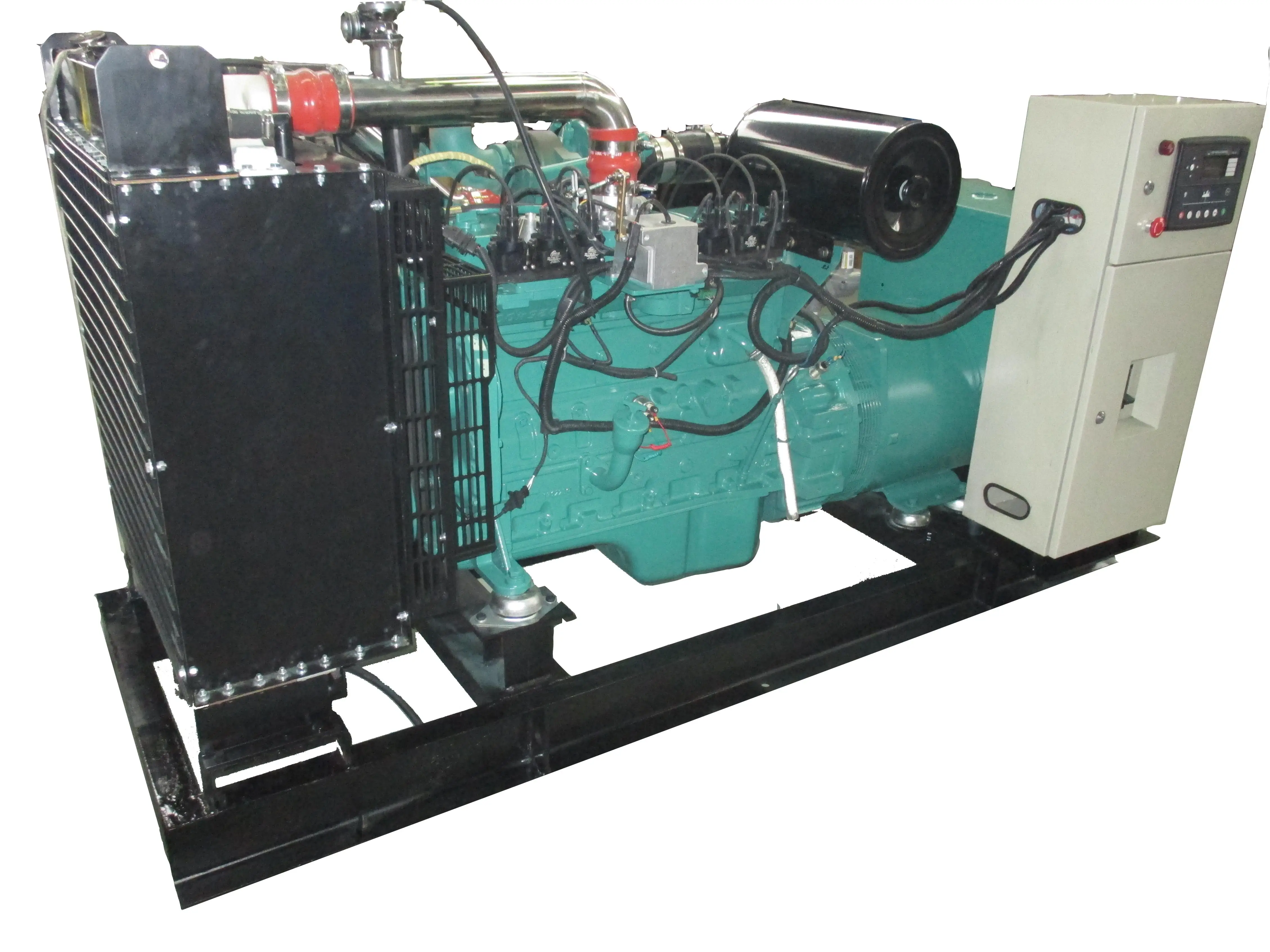 Customized Natural gas methane Turbine generator 80kw LPG/CNG/biogas generator set water cooling 120kw genset