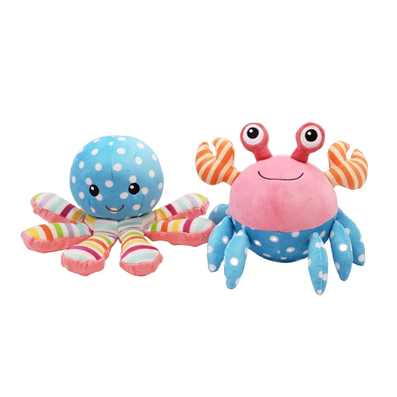 Famipet Manufacturer Wholesale Custom New Sea Series Octopus Design Cute Soft Stuffed Animal Kids Plush Toy