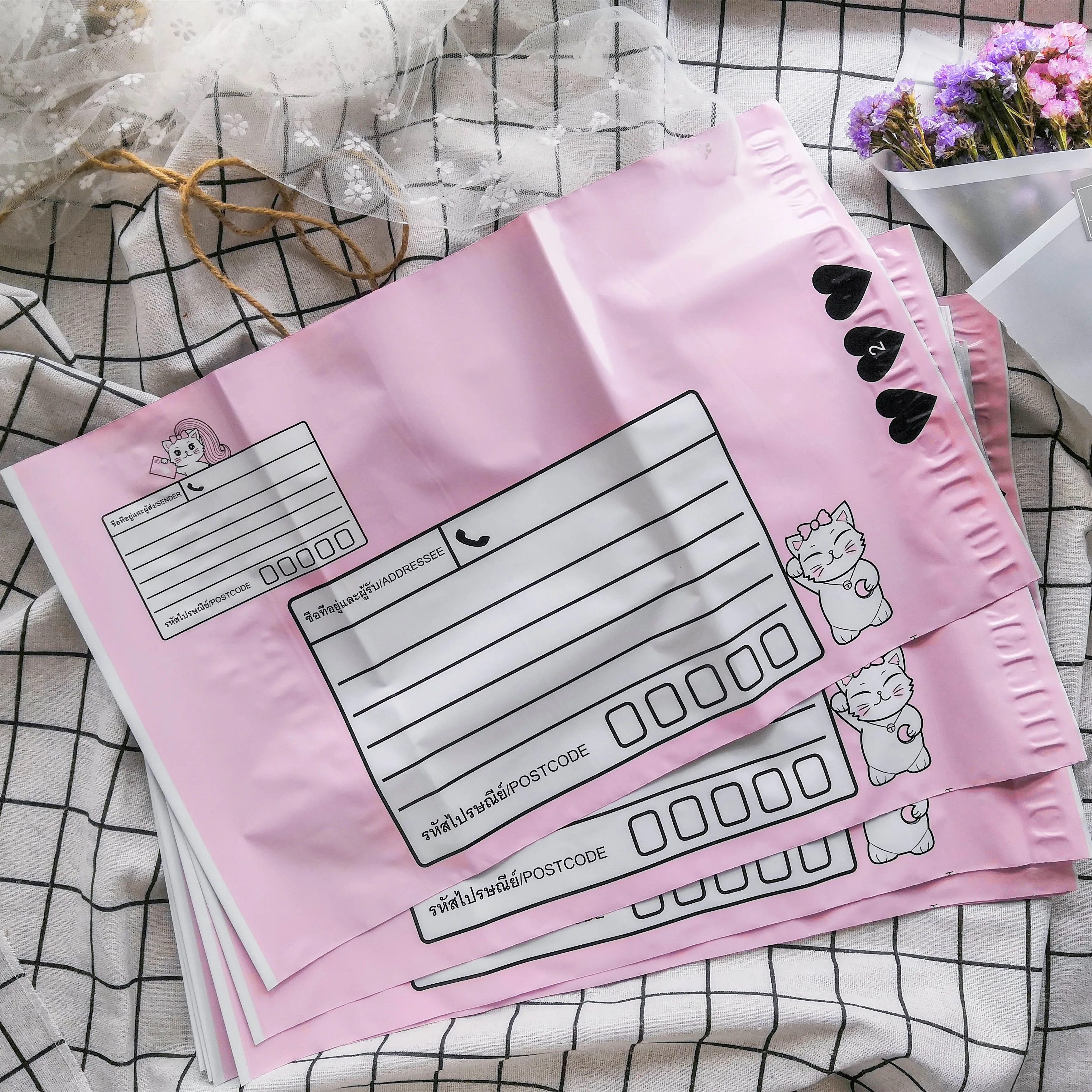 plastic shipping envelopes bags for packaging poly mail bag for sale