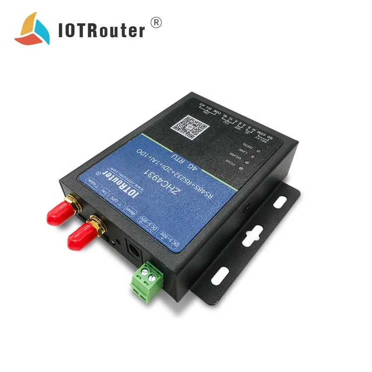 RJ45 Telemetry System 4g Data Logger Industrial Remote I/O Controller Modem Wireless Module ZHC4931 NB-IOT Router 150