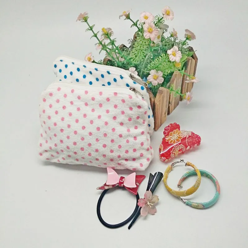 Handmade Cosmetic Bags Waterproof Cute Printing Pink Female Case Women Toiletry Pouch Pu Leather Make Up Bags For Girls