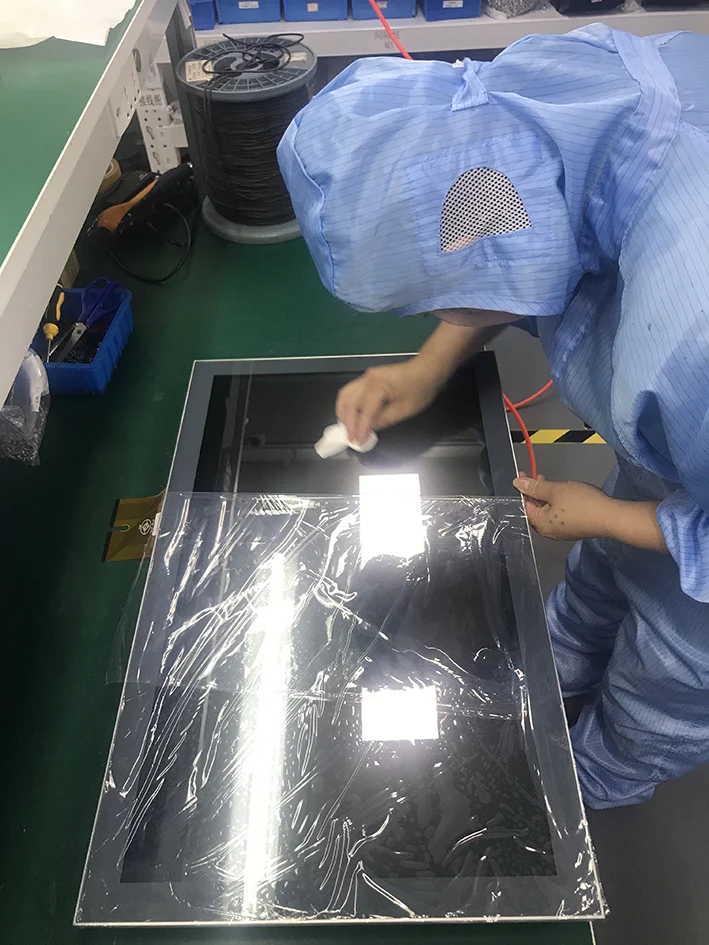 Customization Full HD Waterproof LCD Capacitive Touch Industrial Monitor CNC 17 Inch Industrial Display Touch Screen Panel PC