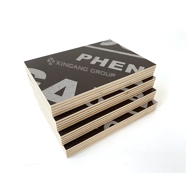 Waterproof Phenolic Glue 18mm Concrete Formwork Film Faced Plywood