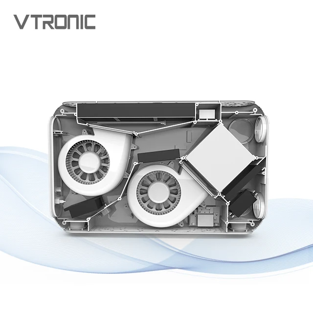 Vtronic настенный вариабельности сердечного ритма уменьшить тепло Прохладный потери воздух чистый дом система вентиляции
