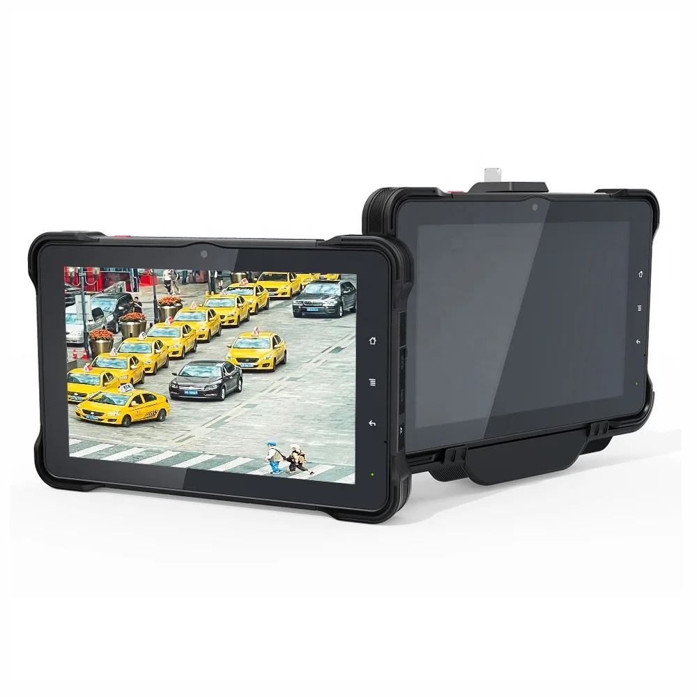 10 inch Shockproof Rugged Tablet 100Nits 4G LTE Sunlight Readable Ip67 Vehicle GPS Android Optional CAN Bus Data Reading
