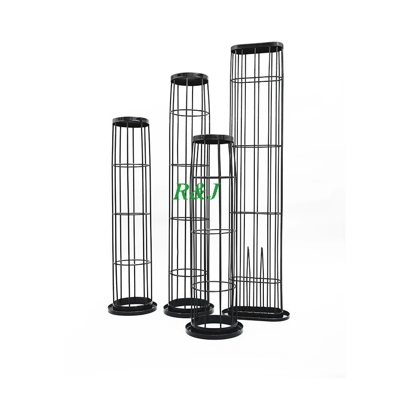 Stainless steel filter cages and filter bag cage with venturi for dust collector baghouse