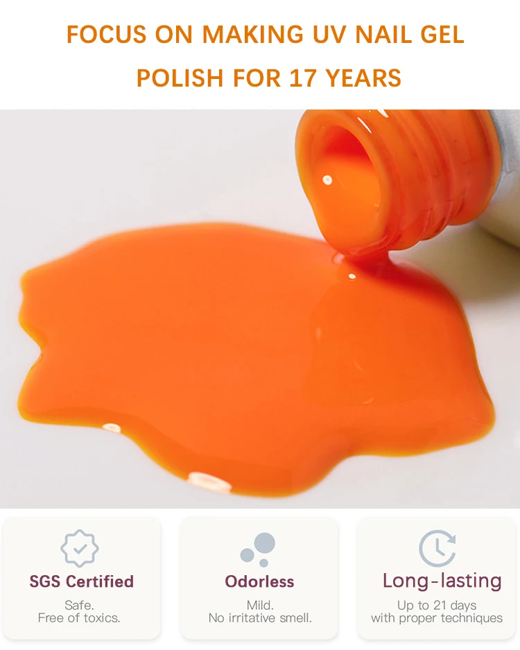 RONIKI 15ml Pure Glitter 3 in 1Gel Nail Polish 308 Colors Nail Gel Lasting Soak Off UV Gel Varnish