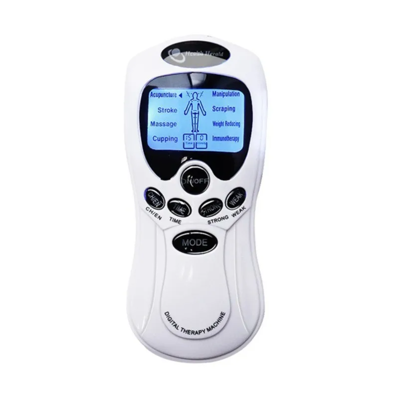 Dual Output Body Electric Massage Kit EMS Stimulator Relax Muscle Therapy Pulse Tens  For Back Neck Foot Amy Leg