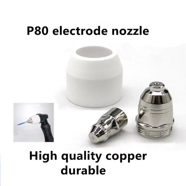 High Quality Plasma Cutting Consumable Plasma Nozzle P80 Nozzle For P80 Torch