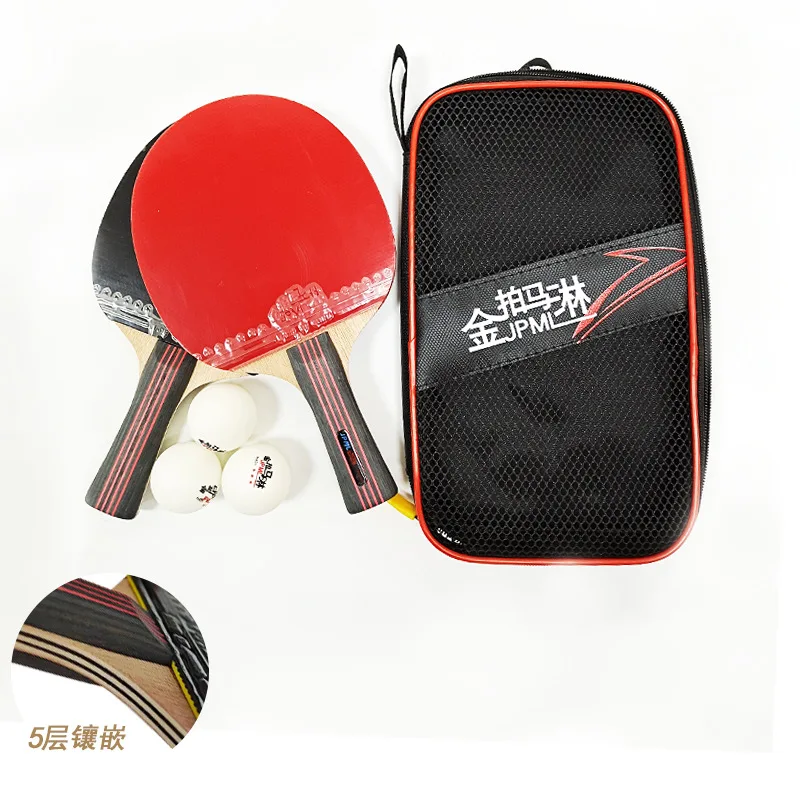 Hot Sales Custom Table Tennis Bat and Balls Ping Pong Racket Set Cheap Price High Quality Table Tennis Racket