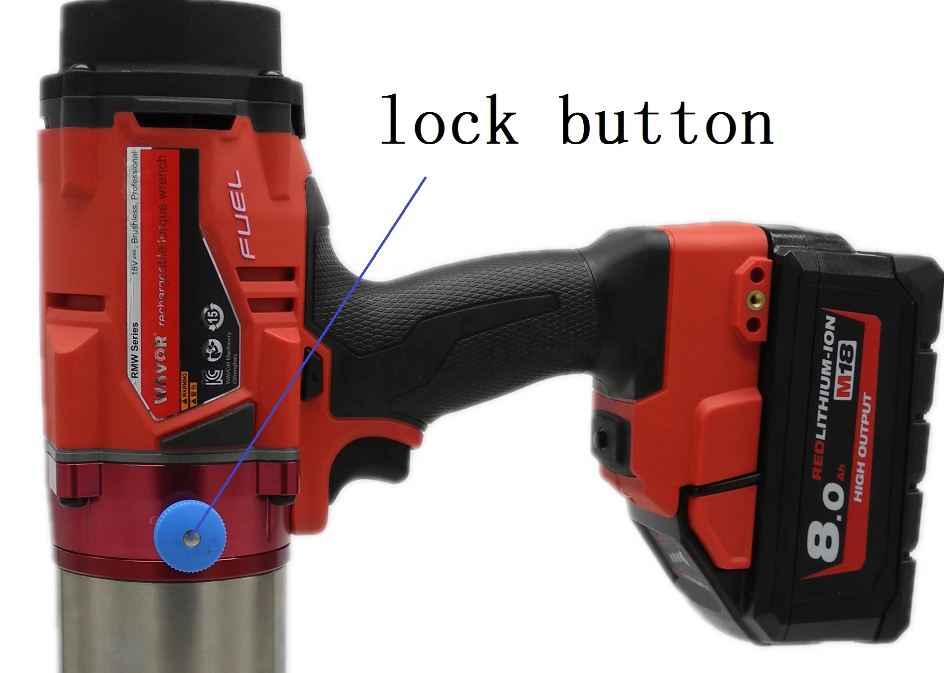 1200Nm rechargeable hex head bolt torque wrench electric pylon tool