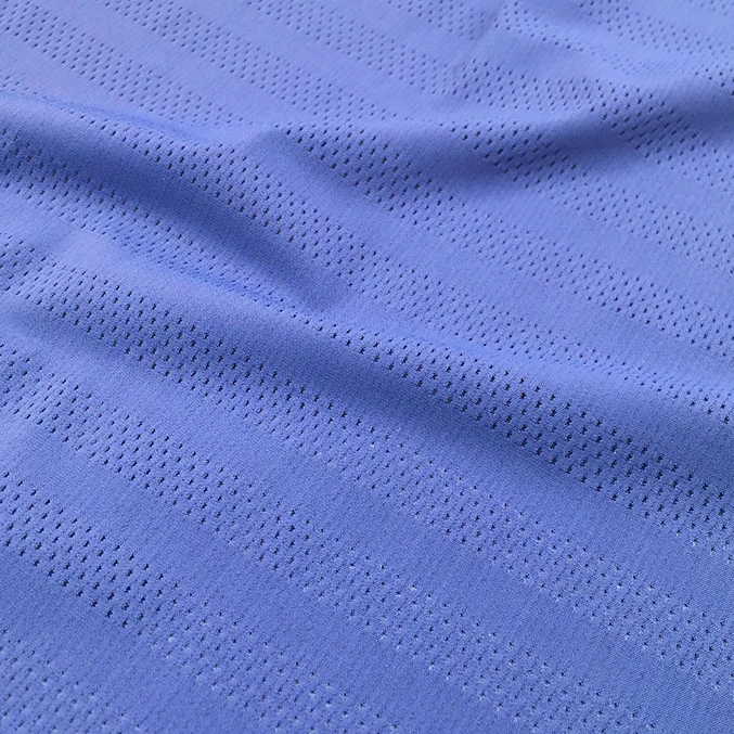 hole knitted 4 Way Stretch Fabric Mesh Nylon Spandex Plain Fabric