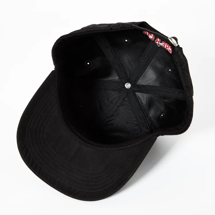 customized custom black 5 panel embroidery logo suede baseball cap