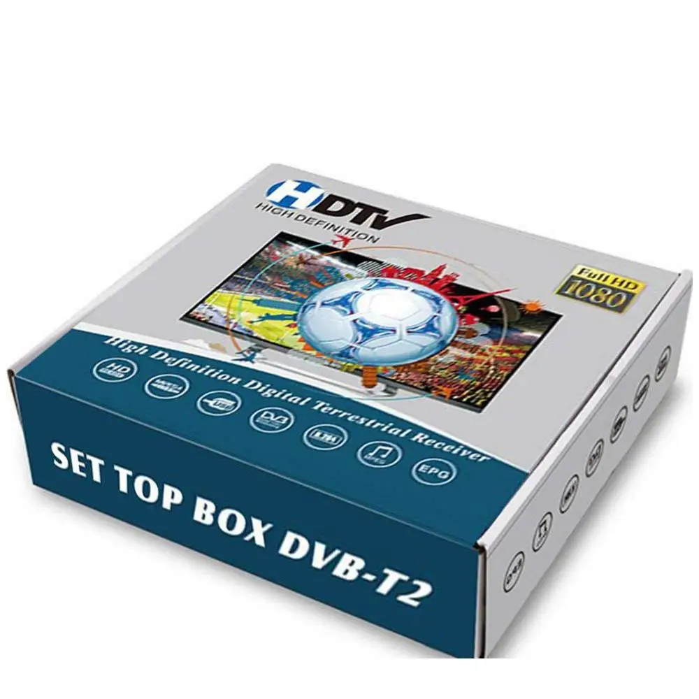 Мини HD декодер dvb t2 телеприставке Wi-Fi приемник